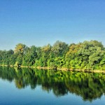 Joggen der Isar entlang